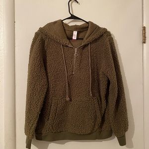 Army green Sherpa